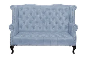 Кожаный дизайнерский диван лофт Royal Sofa Grey в интернет-магазине