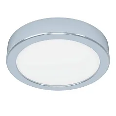 купить стильные 900639 Накладной светильник FUEVA 5, 11W (LED), 3000K, IP44, ?160, сталь, хром / пластик, белый в интернет-магазине
