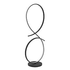 стильные 901271 Светод торшер SERPINS, 20W(LED), алюминий, сталь, черный, пластик, белый, 3000K, 2500lm