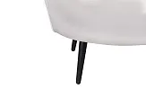 Диван ракушка Pearl Triple Beige на черных ножках №6