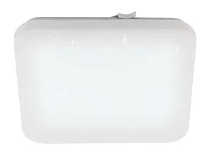 фото 900364 Настенно-потолочный светильник FRANIA-S, LED 14,6W, 1600lm, IP44, L330, H330, H70, сталь, белый/пластик с эффектом кристаллов, белый в интерьере
