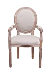 Мягкий стул с подлокотниками Volker Arm Beige V2 в интернет-магазине в Москве