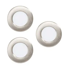 красивые 99141 Светодиодный комплект встраиваемых светильников FUEVA 5, 3х2,7W (LED), ?86, ET26, 3х300lm, 3000K, ст в интернет-магазине