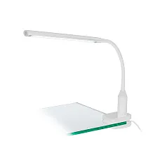96434 Светодиодный светильник на прищепке LAROA с сенсор. диммир., 4,5W(LED), L450, H275, пластик, бе
