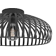 900721 Потолочный светильник MOGANO 3, 1X40W (E27), H180, ?430, сталь, черный №1