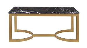купить стильный Журнальный столик прямоугольный Aron Marble-Gd в интернет-магазине