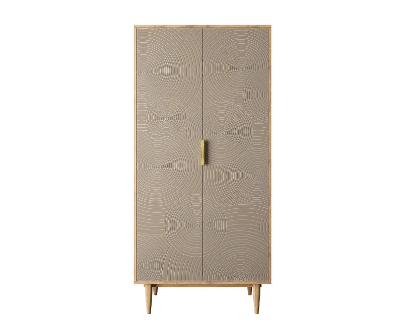 Шкаф малый двухстворчатый "Лайн (Line)" R24/beige