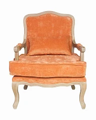 фото Мягкое полукресло с подлокотниками Nitro Orange в интерьере