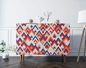 заказать стильные Комод "Berber" две дверки 2 принт арт BB04/Print_02
