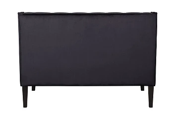 Прямой двухместный американский диван Sommet черный