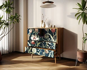 красивый Комод "Berber" пять ящиков арт BB36/Print_54
