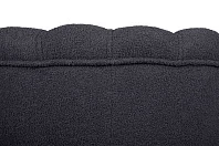 Низкое кресло ракушка Pearl Black Boucle в интернет-магазине