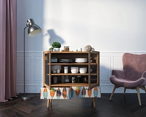 заказать Буфет низкий "Berber" принт 48 арт BB47/Print_48 в интернет-магазине