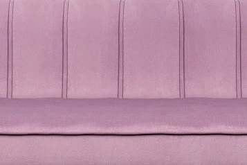 Дизайнерский двухместный диван Pearl Double Pink на черных ножках