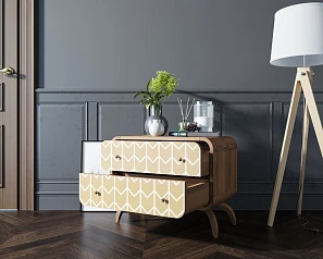 заказать Комод "Ellipse Print" с двумя ящиками принт 1 арт EL02/print_1