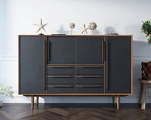 заказать Большой комод "Bruni Black" арт BR09Black в интернет-магазине