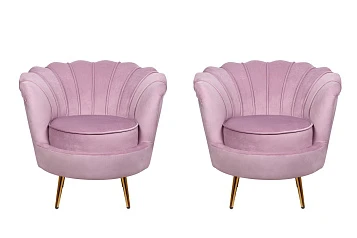 купить Комплект кресел ракушка Pearl Pink