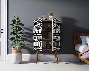 красивые Комод на высоких ножках "Berber" 19 принт арт BB09/Print_19 в интернет-магазине