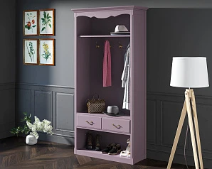 красивый Шкаф-прихожая Leontina Lavanda открытая арт ST9360L