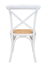 купить Стул ретро Cross Back White