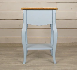 купить стильные Прикроватная тумба "Leontina Blue" с одним ящиком арт ST9302SB