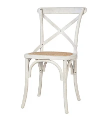 фото Стул ретро Cross Back White Brush