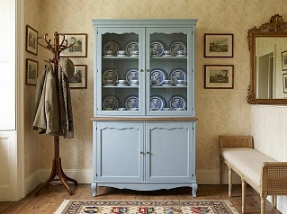 Буфет "Леонтина (Leontina)" в голубом цвете двухстворчатый  арт ST9332B в интернет-магазине