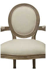 фото Мягкий стул с подлокотниками Volker Arm Beige в интерьере