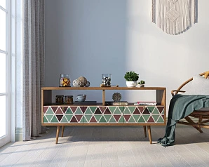 фото Консоль "Berber" с тремя ящиками принт 26 арт BB23/Print_26