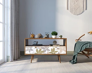 Консоль "Berber" с двумя ящиками принт 27 арт BB22/Print_27 на заказ в интернет-магазине