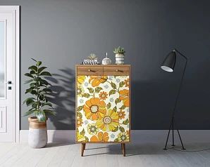 стильные Комод "Berber" два ящика и дверки 47 принт арт BB46/Print_47