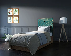 купить Кровать "Berber" 90х200 см принт 41 арт BB43/Print_41 в интернет-магазине