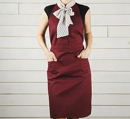 заказать Фартук красный с бантом в интернет-магазине