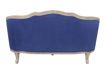 красивый Дизайнерский двухместный диван Darcy 2 ампир синий