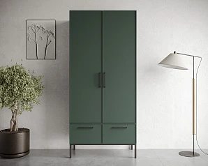 фото Шкаф двухстворчатый  с ящиками "Nicole" NR26G в интерьере