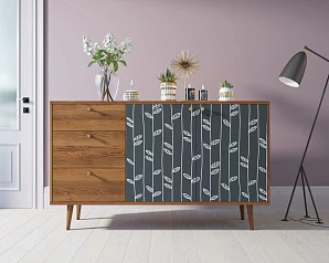 Комод "Berber" с двумя дверками и ящиками 18 принт арт BB05/Print_18 на заказ в интернет-магазине