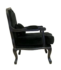 Мягкое полукресло с подлокотниками Nitro Black в интерьере