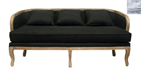 купить стильный Диван в стиле ретро Nora светло-серый в интернет-магазине