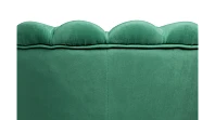 купить Низкое кресло ракушка Pearl Green V2 на черных ножках