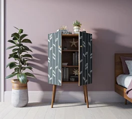 купить стильные Комод на высоких ножках "Berber" 18 принт арт BB09/Print_18