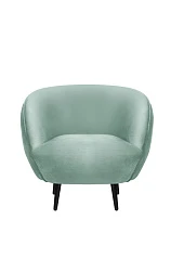 заказать Мягкое кресло Small Benee Green на черных ножках