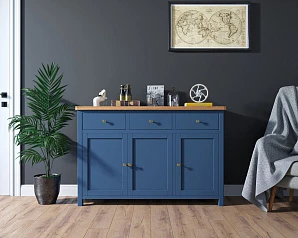 стильный Комод "Jules Verne" 3 ящика 3 дверки арт JV38ETGB на заказ