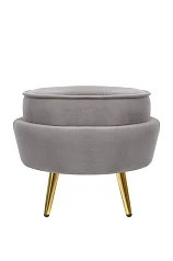 фото Пуф Pearl Adorn Grey в интерьере