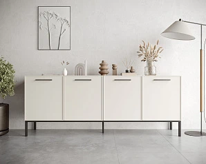 купить стильный Комод с четырьмя дверками "Nicole" арт NEM01