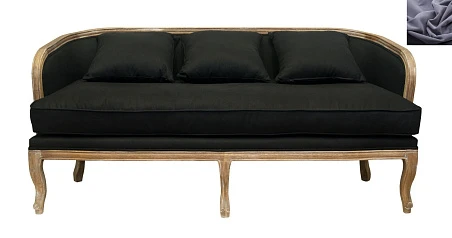 красивые Диван ретро Nora серый в интернет-магазине