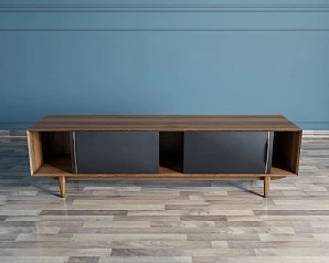 купить Консоль под TV в Скандинавском стиле "Bruni Black" арт BR-22Black