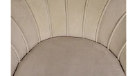 заказать Низкое кресло ракушка Pearl Taupe на черных ножках