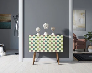 заказать Комод на высоких ножках "Berber" малый принт 24 арт BB13/Print_24