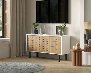 купить стильные Комод с дверками и ящиками KOTO арт KT09 в интернет-магазине