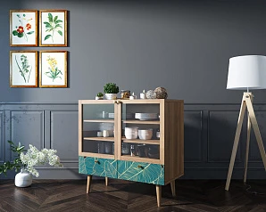 красивый Буфет низкий "Berber" принт 41 арт BB47/Print_41 в интернет-магазине